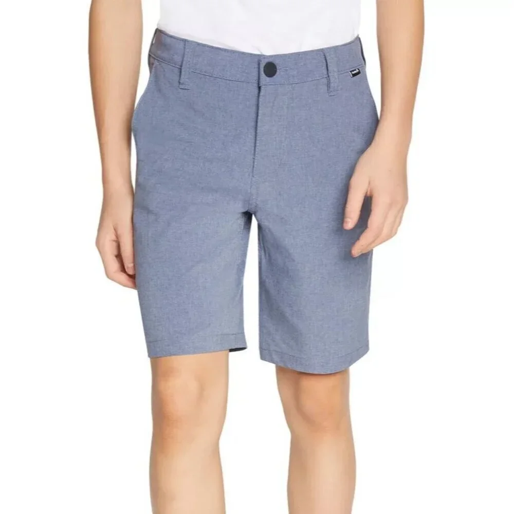 Hurley Youth's L Hybrid Shorts 14/16 Blue